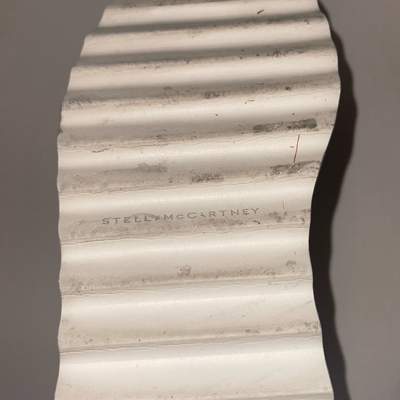 Stella McCartney White Velcro Platform Sneakers - Picture 5 of 7